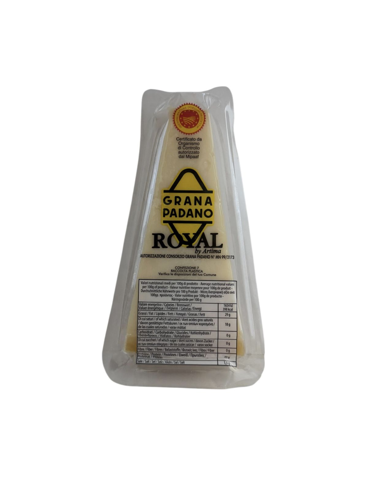 Παρμεζάνα Grana Padano Ιταλίας ROYAL 